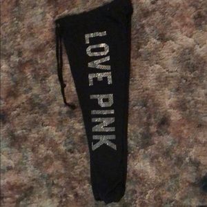 VS PINK BLING SWEATPANTS